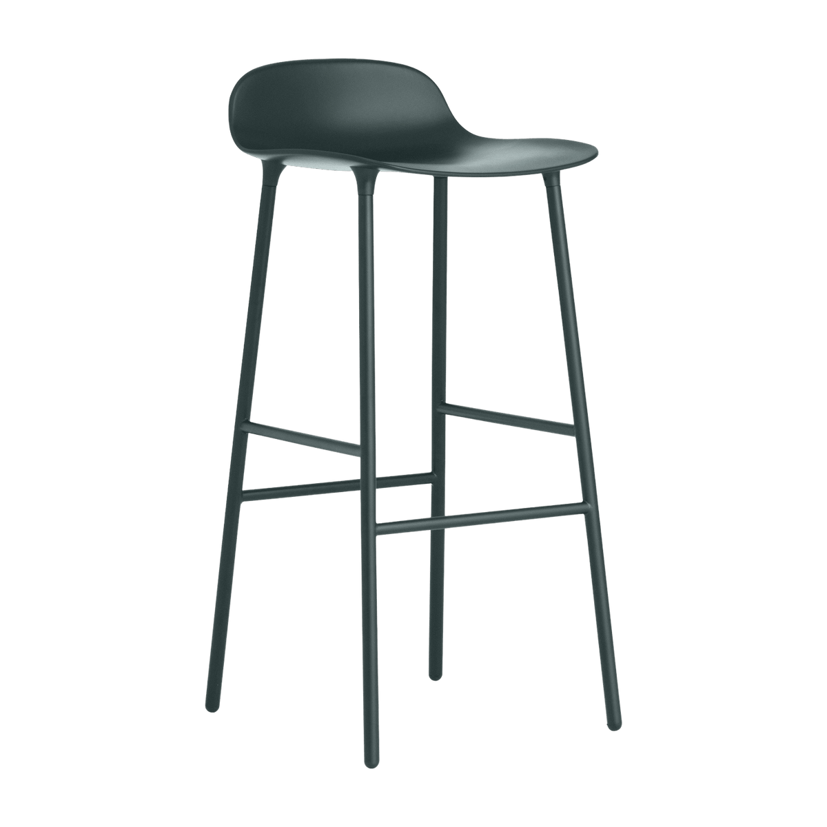 Tabouret de bar en acier et pp vert 75 cm Form - Normann Copenhagen - The Cool Republic