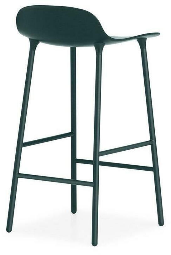 Tabouret de bar en acier et pp vert 75 cm Form - Normann Copenhagen - The Cool Republic