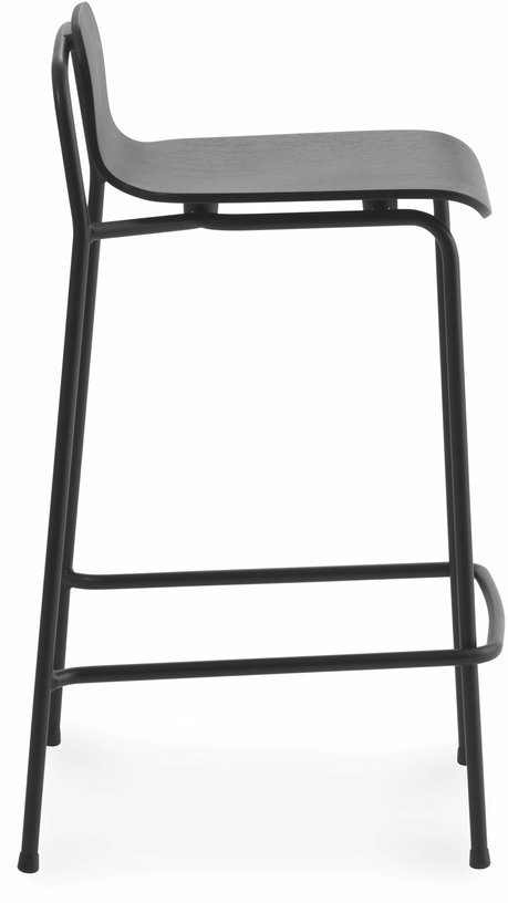 Tabouret de bar en acier noir 65cm Studio Oak - Normann Copenhagen - The Cool Republic