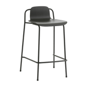 Tabouret de bar en acier noir 65cm Studio Oak - Normann Copenhagen - The Cool Republic