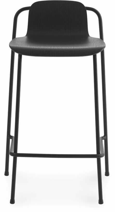 Tabouret de bar en acier noir 65cm Studio Oak - Normann Copenhagen - The Cool Republic