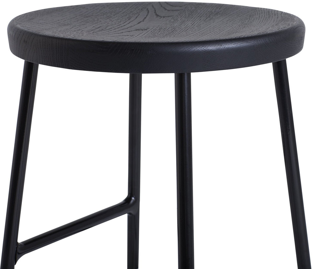 Tabouret de bar en acier noir 75 cm Cornet High - HAY - The Cool Republic