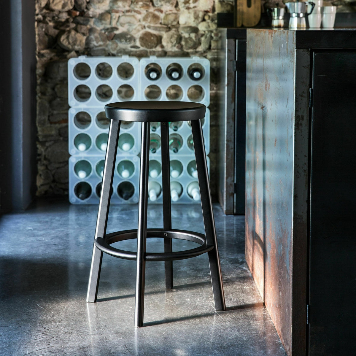 Tabouret de bar en aluminium 76 cm Deja-vu - Magis - The Cool Republic