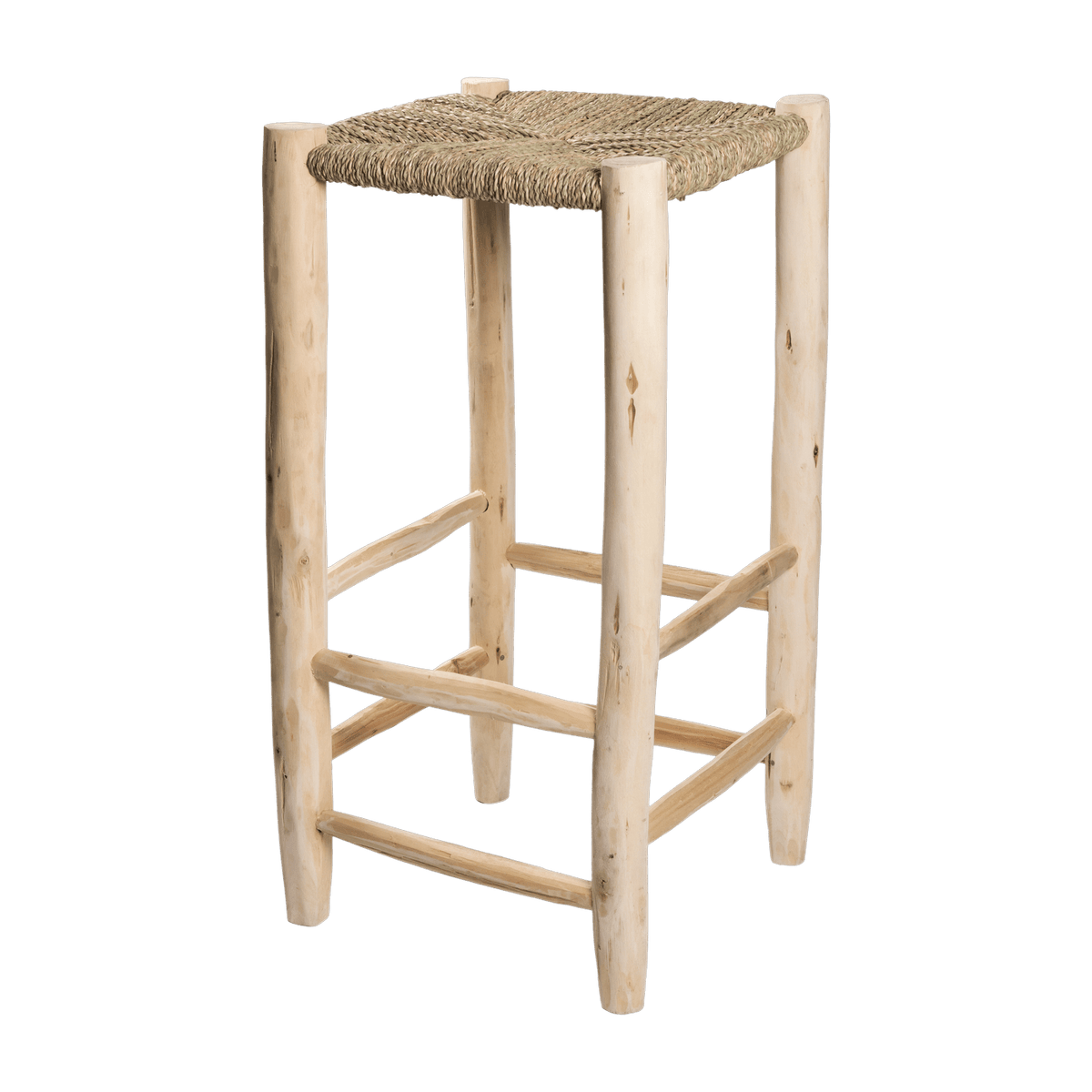 Tabouret de bar en bois 35x70cm - Cosydar - The Cool Republic