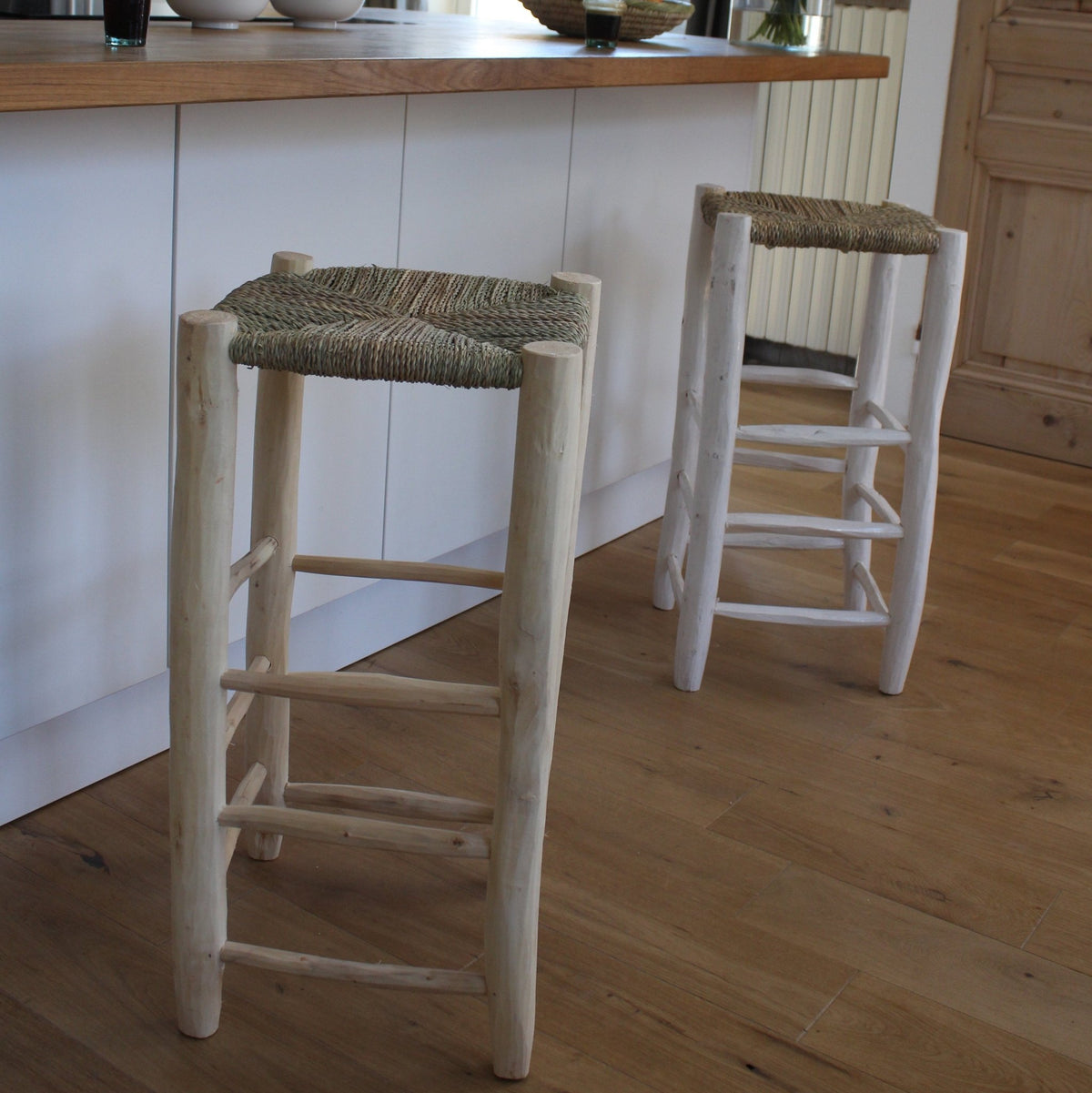 Tabouret de bar en bois 35x70cm - Cosydar - The Cool Republic