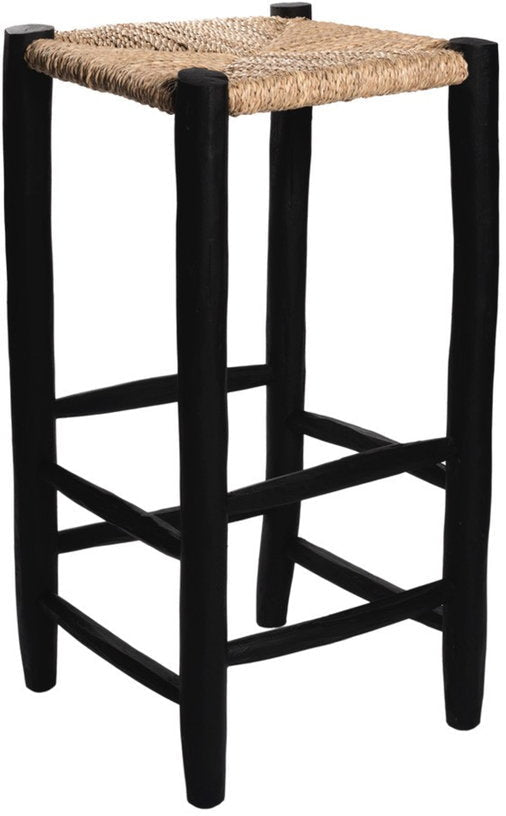 Tabouret de bar en bois noir 35x70 cm - Cosydar - The Cool Republic