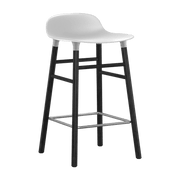 Tabouret de bar en bois noir et pp blanc 65 cm Form - Normann Copenhagen - The Cool Republic