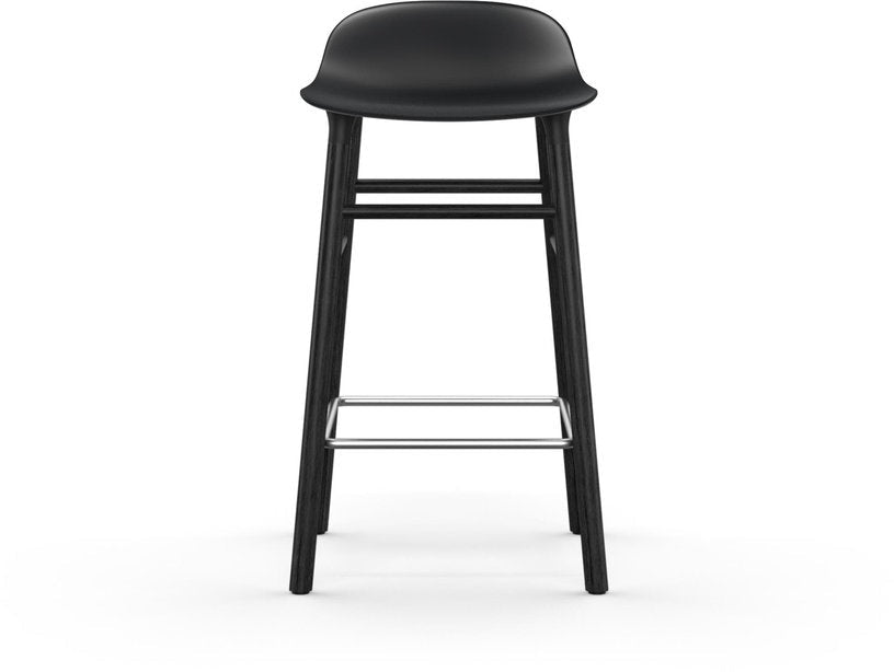 Tabouret de bar en bois noir et pp noir 65 cm Form - Normann Copenhagen - The Cool Republic