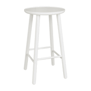 Tabouret de bar en bouleau blanc 63 cm ZigZag - Hans K - The Cool Republic