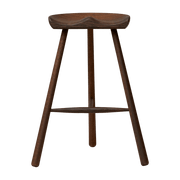 Tabouret de bar en chêne foncé 68 cm Shoemaker - Form & Refine - The Cool Republic