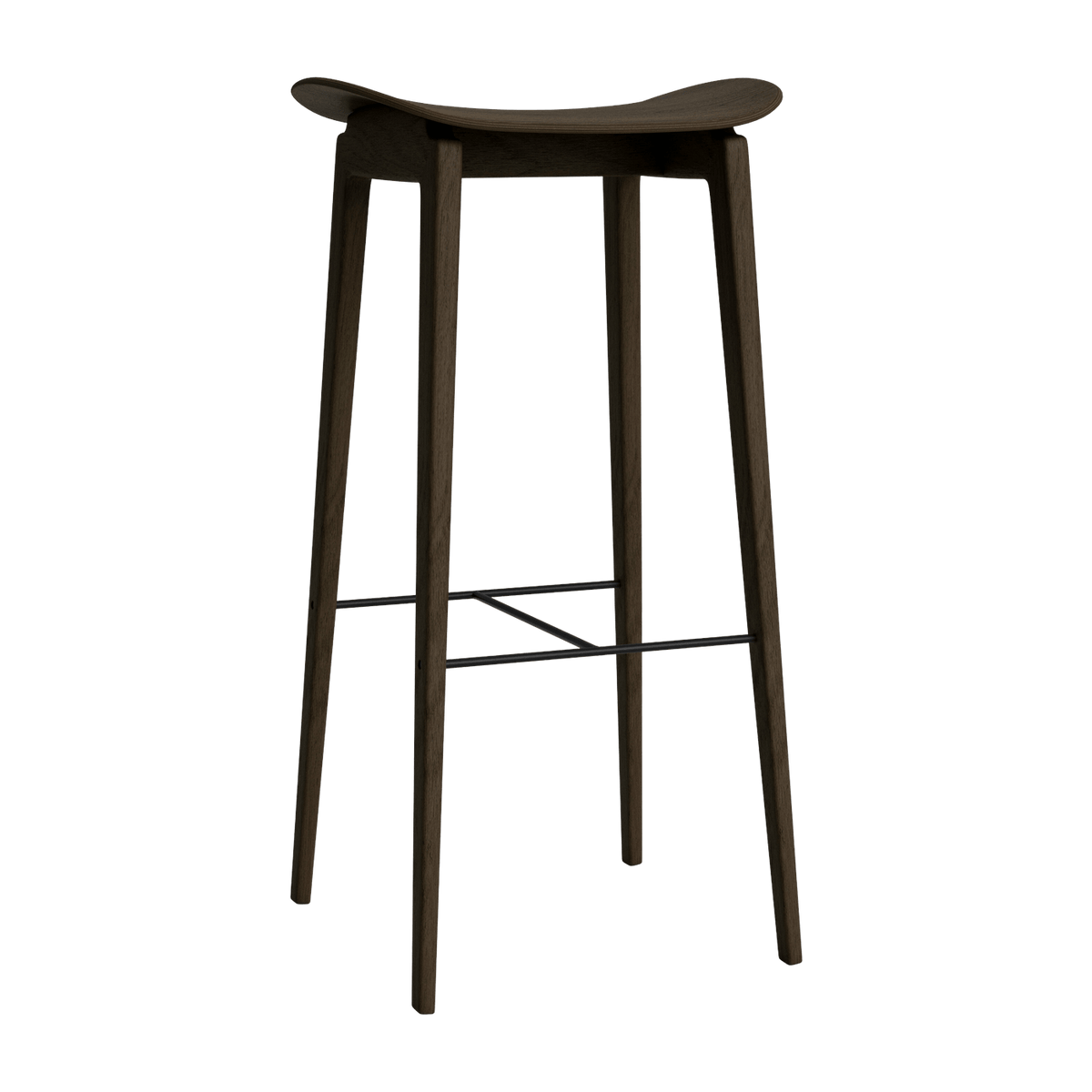 Tabouret de bar en chêne fumé 75 cm NY11 - NORR11 - The Cool Republic