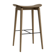 Tabouret de bar en chêne fumé clair 65 cm NY11 - NORR11 - The Cool Republic