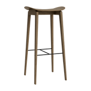 Bar stool in light smoked oak 75 cm NY11 - NORR11 - The Cool Republic