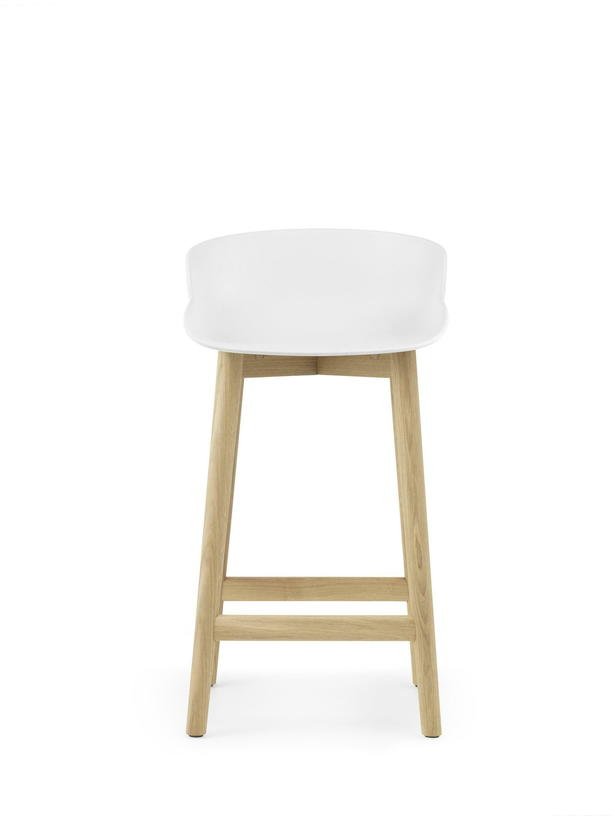 Tabouret de bar en chêne laqué et pp blanc 65 cm Hyg - Normann Copenhagen - The Cool Republic