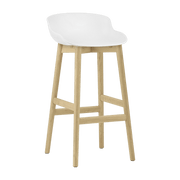 Tabouret de bar en chêne laqué et pp blanc 75 cm Hyg - Normann Copenhagen - The Cool Republic