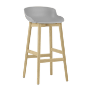Tabouret de bar en chêne laqué et pp gris 75 cm Hyg - Normann Copenhagen - The Cool Republic