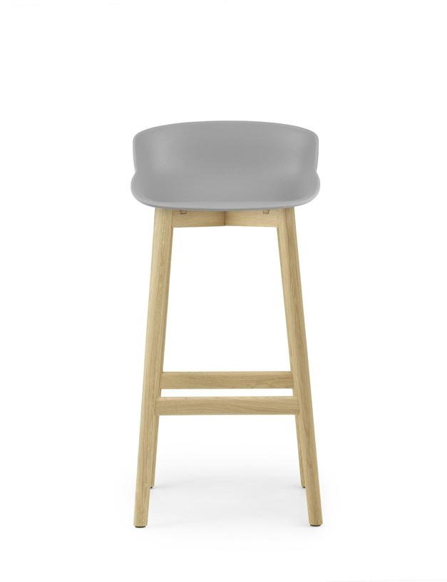 Tabouret de bar en chêne laqué et pp gris 75 cm Hyg - Normann Copenhagen - The Cool Republic