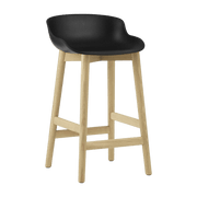 Tabouret de bar en chêne laqué et pp noir 65 cm Hyg - Normann Copenhagen - The Cool Republic
