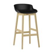 Tabouret de bar en chêne laqué et pp noir 75 cm Hyg - Normann Copenhagen - The Cool Republic