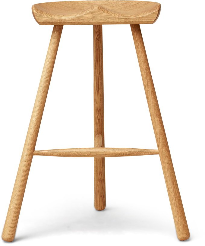 Tabouret de bar en chêne naturel 68 cm Shoemaker - Form & Refine - The Cool Republic