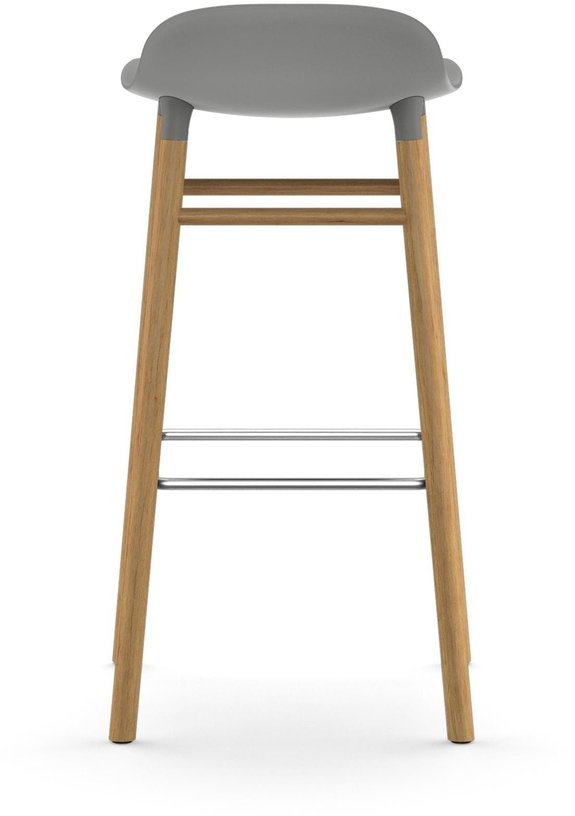 Tabouret de bar en chêne naturel et pp gris 75 cm Form - Normann Copenhagen - The Cool Republic
