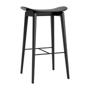 Tabouret de bar en chêne noir 65 cm NY11 - NORR11 - The Cool Republic