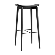 Tabouret de bar en chêne noir 75 cm NY11 - NOR11 - The Cool Republic