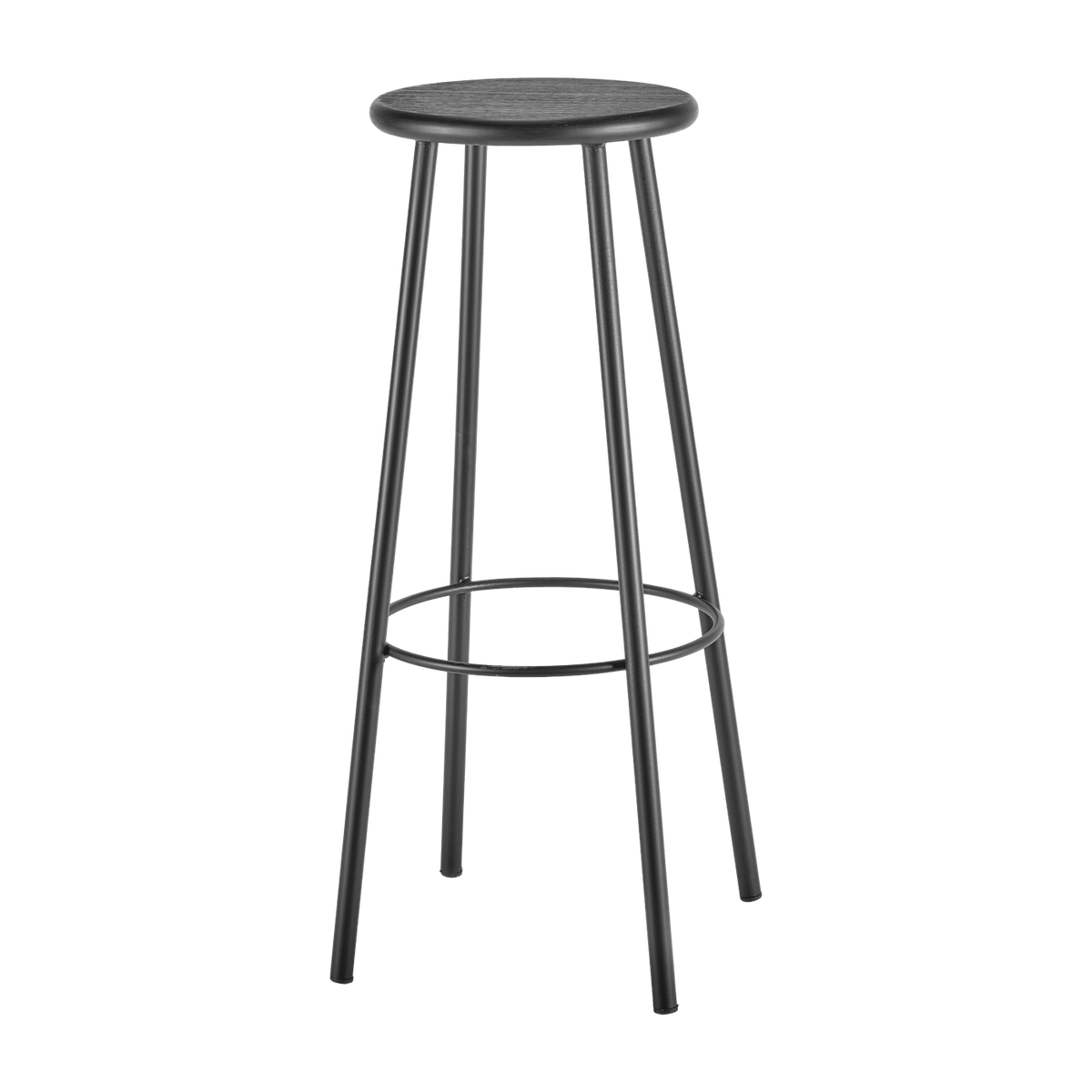 Tabouret de bar en fer noir 80cm - Serax - The Cool Republic
