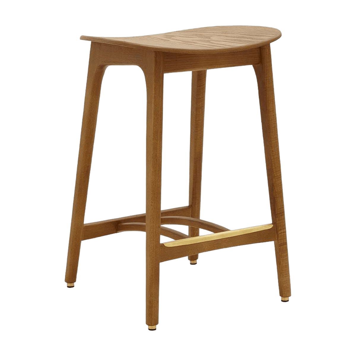 Tabouret de bar en frêne 75 cm Timber - 366 Concept - The Cool Republic