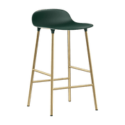 Tabouret de bar en laiton et pp vert 65 cm Form - Normann Copenhagen - The Cool Republic