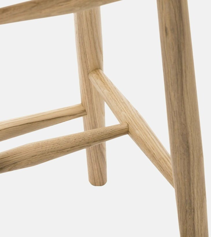 Tabouret de bar en liège clair et bois naturel Drifted - Hem - The Cool Republic