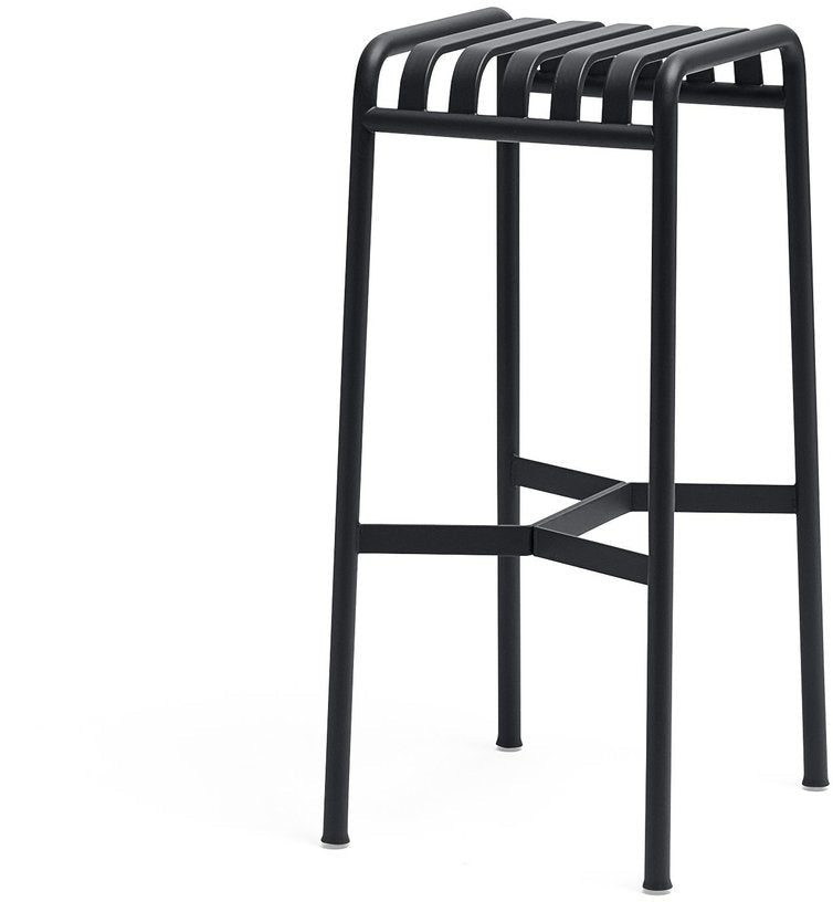 Tabouret de bar en métal anthracite Palissade - HAY - The Cool Republic