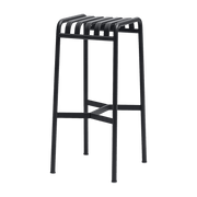 Tabouret de bar en métal anthracite Palissade - HAY - The Cool Republic