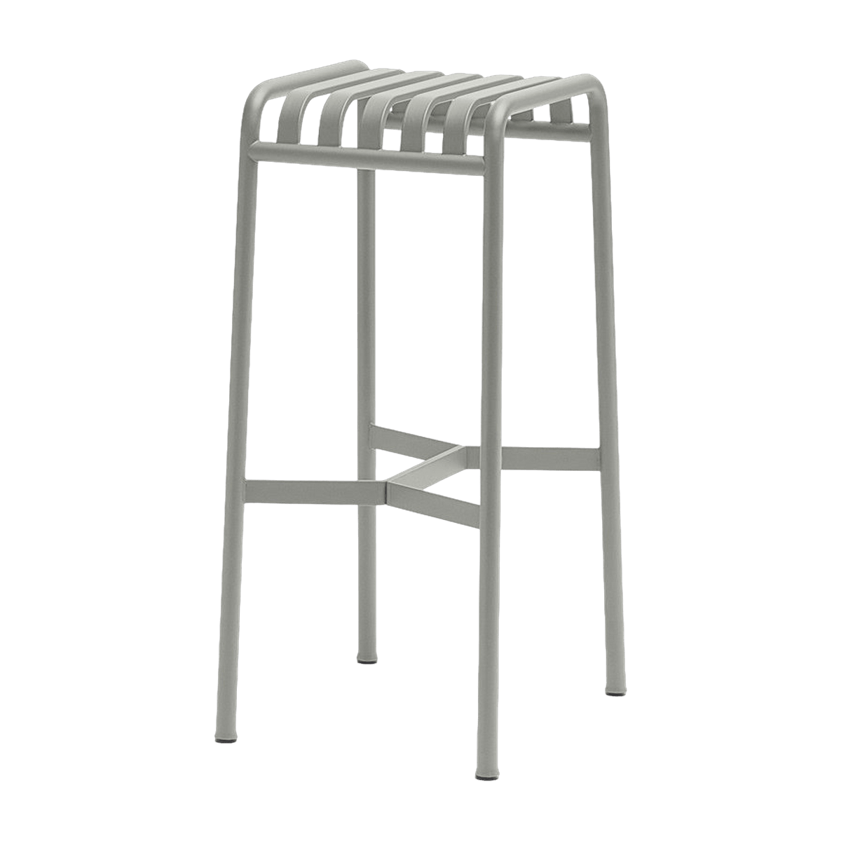 Tabouret de bar en métal gris Palissade - HAY - The Cool Republic