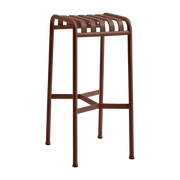 Tabouret de bar en métal rouge Palissade - HAY - The Cool Republic