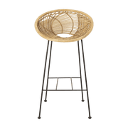 Tabouret de bar en rotin Yvonne - Bloomingville - The Cool Republic