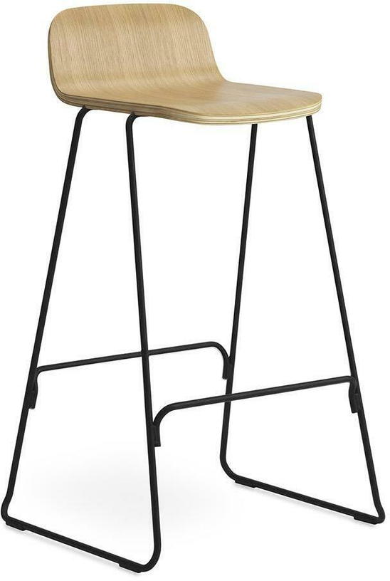 Tabouret de bar Just avec dossier 75 cm - Normann Copenhagen - The Cool Republic