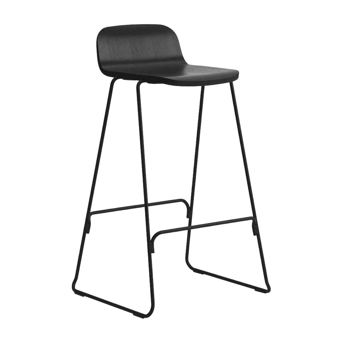 Tabouret de bar Just avec dossier 75 cm - Normann Copenhagen - The Cool Republic