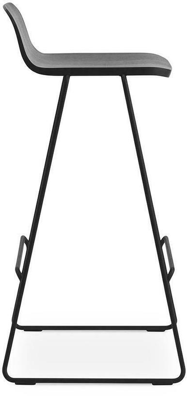 Tabouret de bar Just avec dossier 75 cm - Normann Copenhagen - The Cool Republic