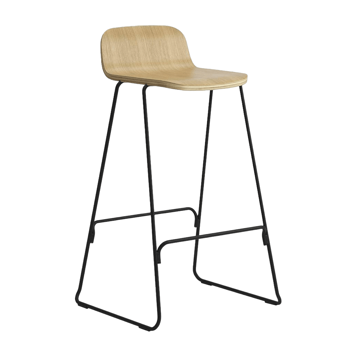 Tabouret de bar Just avec dossier 75 cm - Normann Copenhagen - The Cool Republic