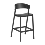 Tabouret de bar noir Cover 106 cm - Muuto - The Cool Republic
