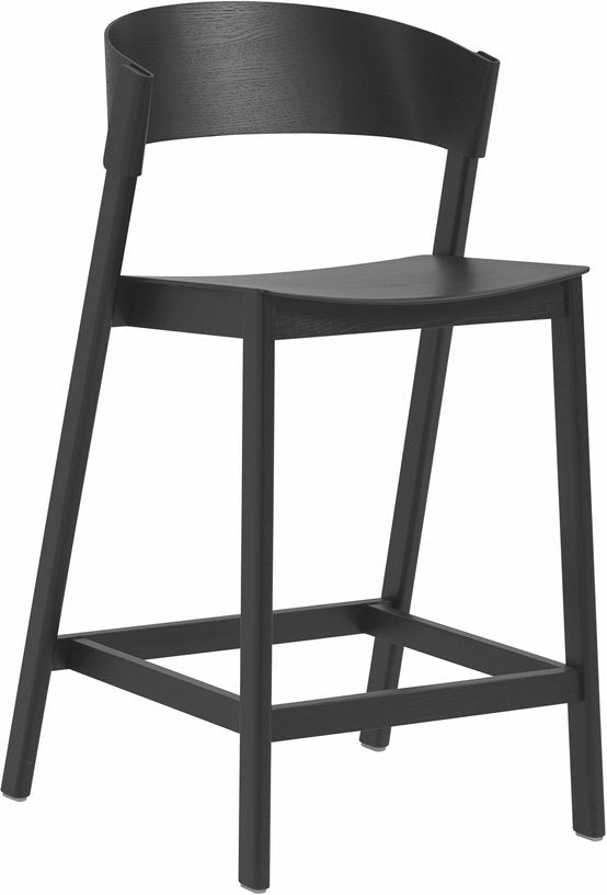 Tabouret de bar noir Cover 96 cm - Muuto - The Cool Republic