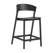 Tabouret de bar noir Cover 96 cm - Muuto - The Cool Republic