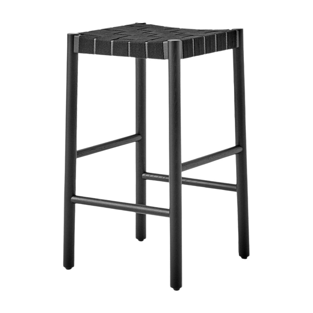 Tabouret de bar noir et piètement noir Betty TK7 - &tradition - The Cool Republic