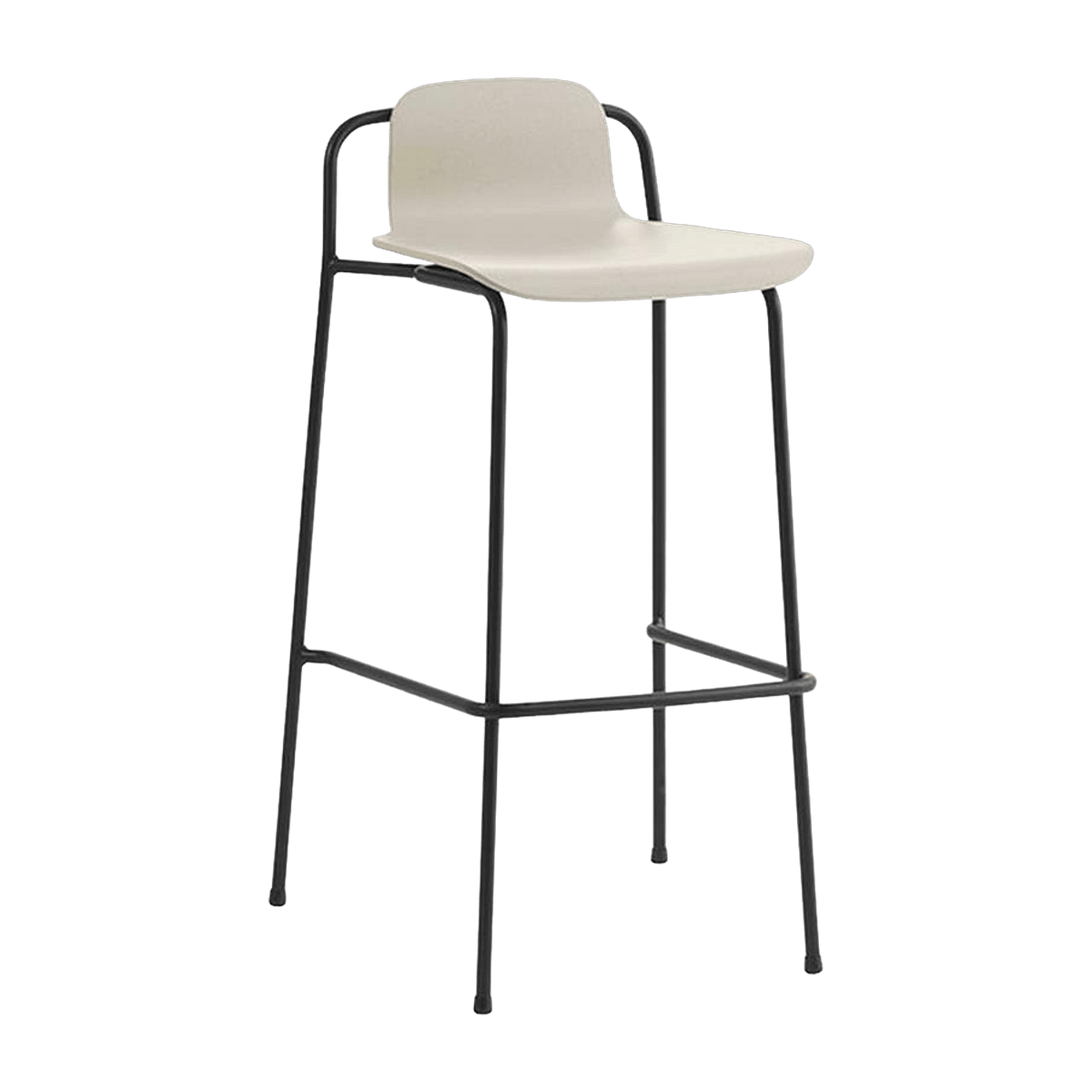 Tabouret de bar Studio 75 Cm Acier Noir - Normann Copenhagen - The Cool Republic