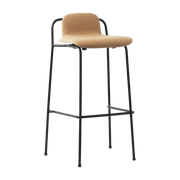 Tabouret de bar Studio 75 Cm Full Upholstery Black Steel - Normann Copenhagen - The Cool Republic