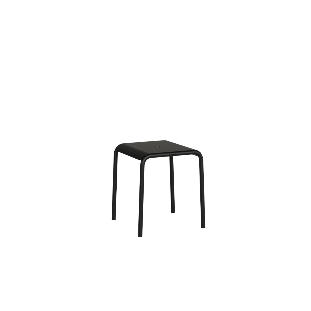 Tabouret de jardin en acier thermolaqué inoxydable 42x40x45cm Panorama - TIPTOE - The Cool Republic