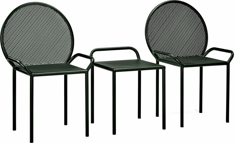 Tabouret de jardin en acier vert 52 cm Fontainebleau - Serax - The Cool Republic