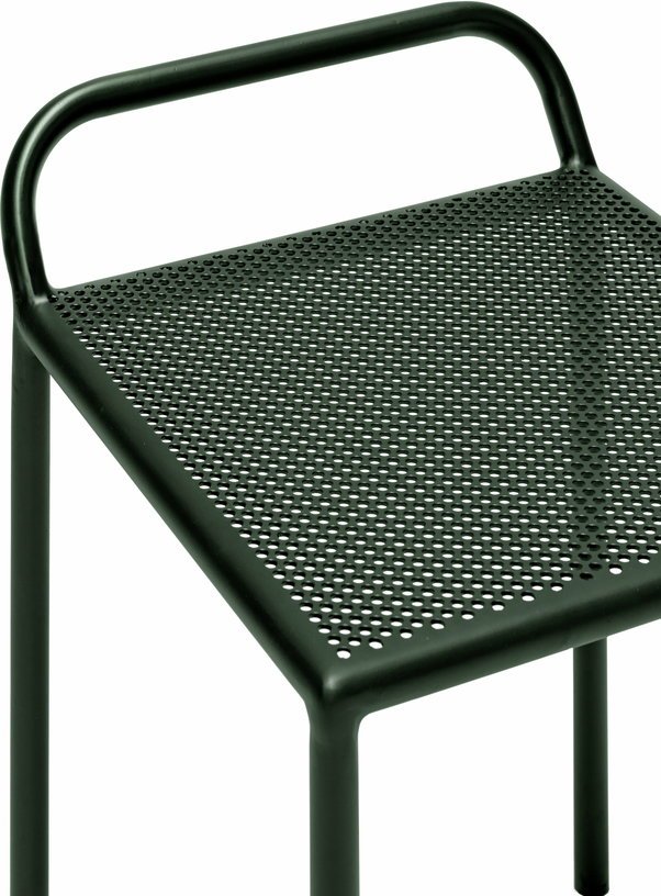 Tabouret de jardin en acier vert 52 cm Fontainebleau - Serax - The Cool Republic