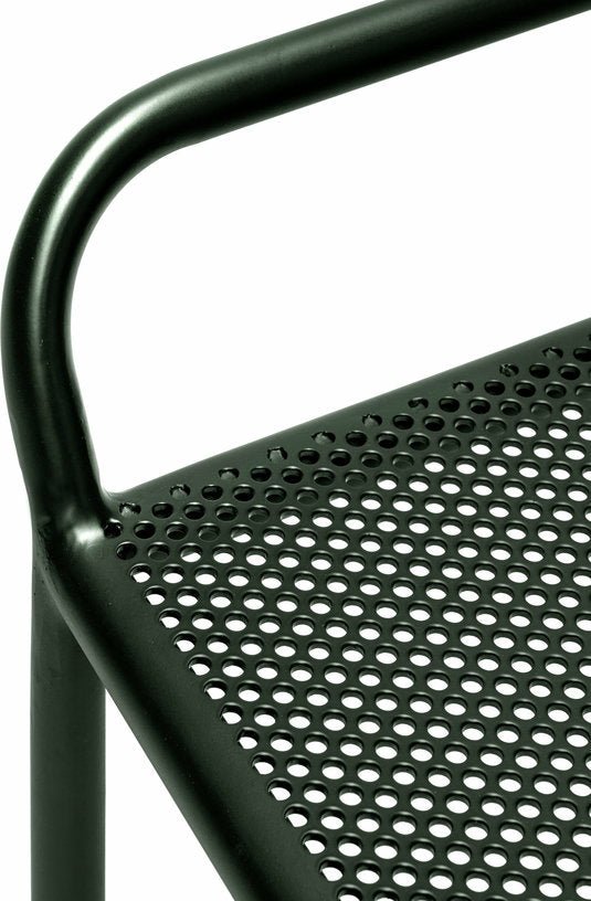 Tabouret de jardin en acier vert 52 cm Fontainebleau - Serax - The Cool Republic